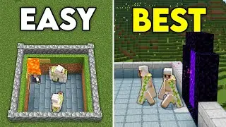 TOP 3 BEST IRON FARMS in 1.21 Minecraft Bedrock !