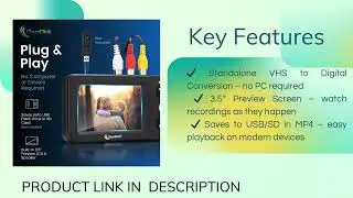 Convert VHS to MP4 Easily! ClearClick Video To Digital Converter 2.0 Review