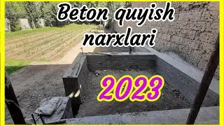 Beton quyish narxlari-2023