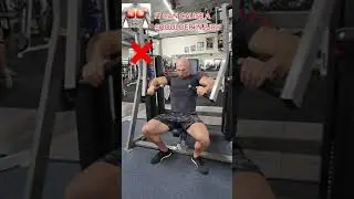 Proper chest press elbow position 