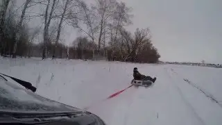 Самое классное катание на тюбинге 2ч.