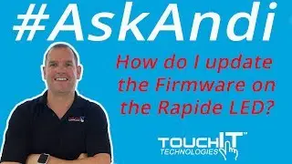 How do I update the Firmware on TouchIT Rapide?