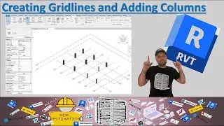 How to Create Grids & Add Column in Revit | Best Practice for Grid Spacing, Label & Column Placement