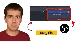 Fix Missing Pause Button in OBS Studio (2025) - Quick & Easy Solution !