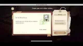 Genshin impact wishes from Teyvat part 2