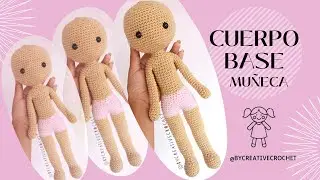 Amigurumi Doll Base Body 🥰💕 Crochet Tutorial