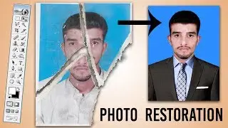 Photo Restoration | Remove Dust and Scratches in Photoshop
