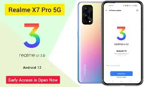 Realme X7 Pro Latest February Update and Realme Ui 3 With Android 12 Update is here.