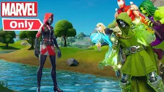 Fortnite But I Can Only Kill Marvel Skins