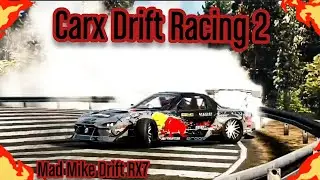 Mad Mike Mazda RX7 Drifts & Huge Burnout & Sounds