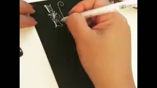 Seni - membuat tulisan hias
