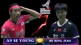 An Se Young 안세영 🇰🇷 vs He Bing Jiao 何冰娇 🇨🇳 | Quarterfinal | YONEX French Open 2024 | Badminton