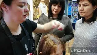Сложное окрашивание Air touch, наша работа)