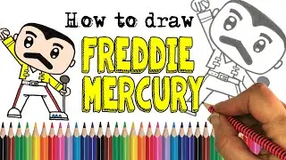 How to Draw Freddie Mercury