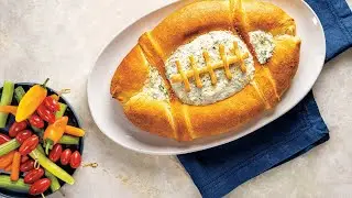 Spinach Garlic Football Dip