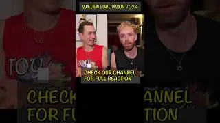 SWEDEN EUROVISION 2024 REACTION - MARCUS & MARTINUS - UNFORGETTABLE