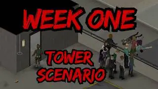 Can I escape from the Spiffo Tower? | Week One Mod Project Zomboid