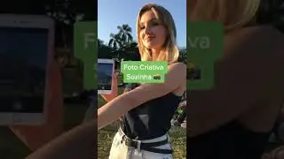 Olha essa idéia de foto criativa sozinha!