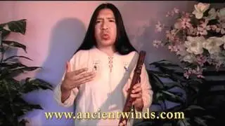 How to play a native american flute (Echo Sound)