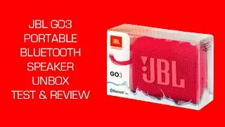 JBL GO3 Portable Bluetooth Speaker Unbox / Testing / Review - #IJDM139