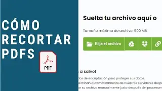 ✂️ Cómo RECORTAR PDF online y GRATIS! (Método 2021)