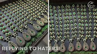 Replying to Haters! ❤️ @Shaaru's Art Work #terracottajewellery