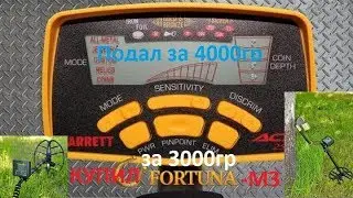 Продал Garret ACE 250 купил Фортуну М3