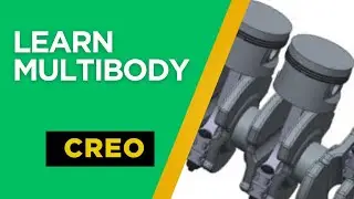 How to use multibody feature in CREO Parametric 7 | Remove material using Boolean beginner tutorial