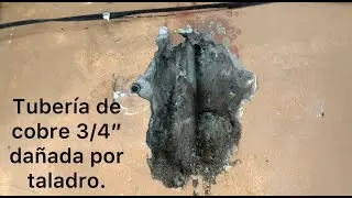 Reparación de tubería.
