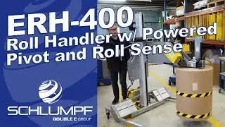 ERH-400 Roll Handler with Powered Pivot and Roll Sense
