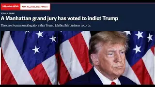 GRAND JURY VOTED ON INDICTMENT ||| QUICK 15 MIN UPDATE||| LIVE STREAM THU MAR 30 6:00PM