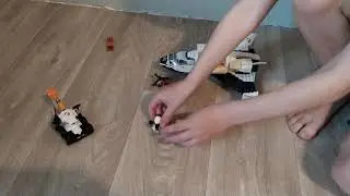 Lego игра. Исследование Луны и Марса. Высадка шаттла.
