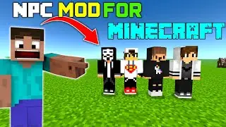 NPC Mod for Minecraft PE || NPC ADDON FOR MINECRAFT