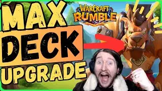 MAX UPGRADE HOGGER DECK! Beat Red Level PvE Dungeons | Warcraft Rumble Best Decks