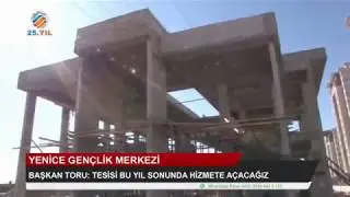 Yenice Gençlik Merkezi hızla yükseliyor