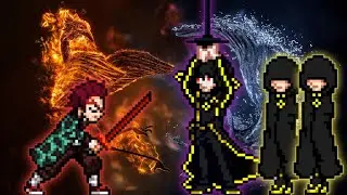 Tanjiro Chaos OP(All Form) VS Shadow V2 OP in Jump Force Mugen