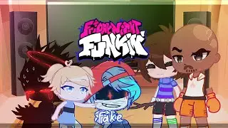 Friday Night Funkin' Mod Characters Reacts VS Fake Boyfriend - Confronting Yourself (FNF Mod)