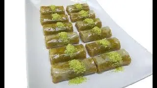 Fistikli Sarma-Turk paxlavasi.Fıstıklı Dürüm.Fistikli Sarma Nasil Yapilir?