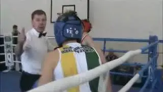 Jacek Targiel (MOSM Tychy)  -  Oliwier Lach (TS Czarni-Góral Żywiec)