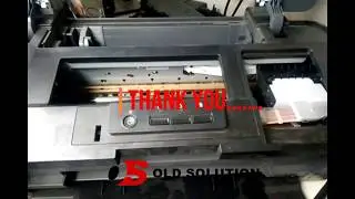 Epson L1300 Blinking Ink and Paper light ( two light blinking problem  )