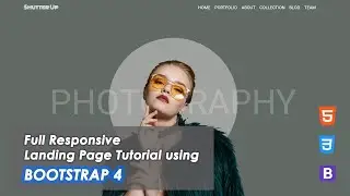 Responsive Landing Page using Bootstrap || Part 1