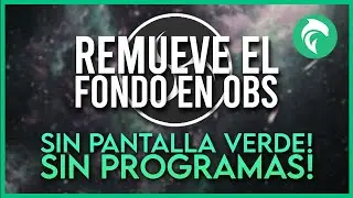 FILTRO DE OBS QUE REMUEVE EL FONDO SIN PANTALLA VERDE