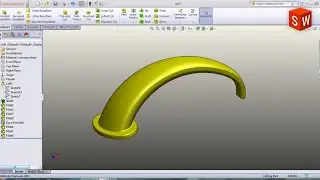 How To Use Loft Feature in Solid works. Lofted Boss Base