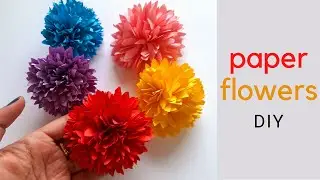 How to Make Beautiful Paper Flowers | Easy Paper Flower DIY