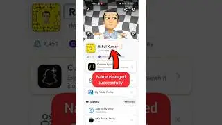 How to edit name in Snapchat / Snapchat par name change kaise karen ? // Snapchat 