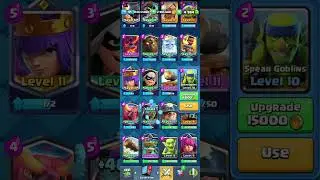 Spending 5000000 gold in clash royale without any real money 🤑
