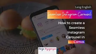 Seamless Instagram carousel in canva English