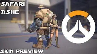 Safari Ashe - Overwatch Skin Preview