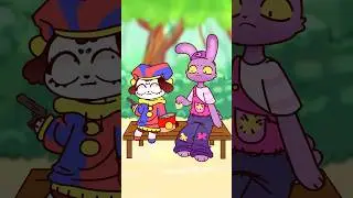 No need to make her angry 😈 #cartoon #pomni #memes #animation