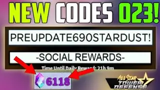 Update! 🔍ALL STAR TOWER DEFENSE WORKING CODES 2023 - ROBLOX ALL STAR TOWER DEFENSE CODES